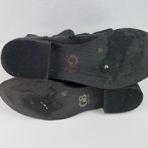 Gianni Bini Leather Motorcycle Riding Boots - Picture 7 of 8